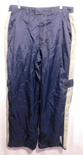 XL Blue Windbreaker Cargo PANTS 