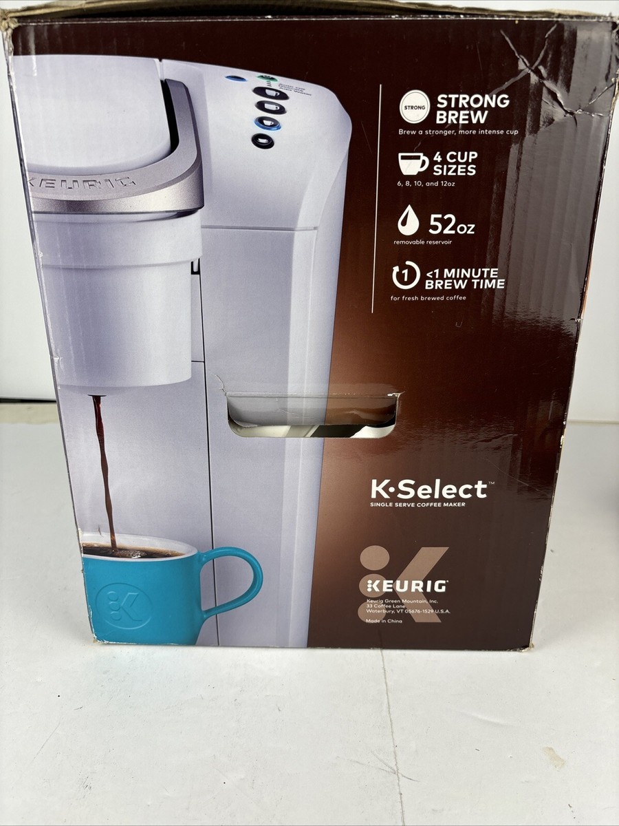 k select coffee keurig matte white