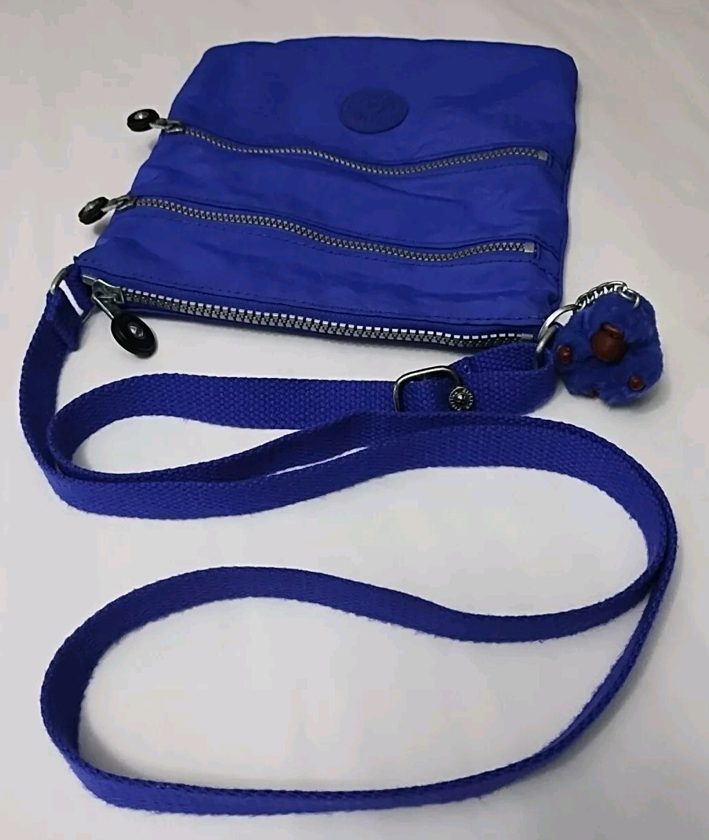 Kipling Crossbody Mini Bag Adjustable Purple Strap - image 5