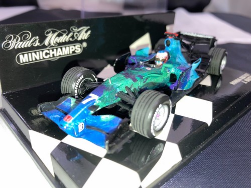 1:43 Minichamps #400070007 Jenson Button Honda RA107 #7 2007 - Picture 5 of 14