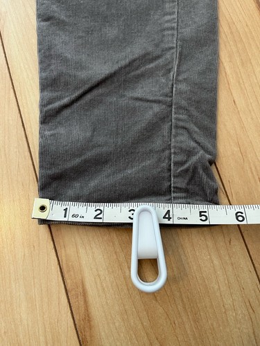 Mountain Khaki Women's Sz 4R Low Rise Slim Fit Grey Corduroy Pants Adventure  - Picture 6 of 10