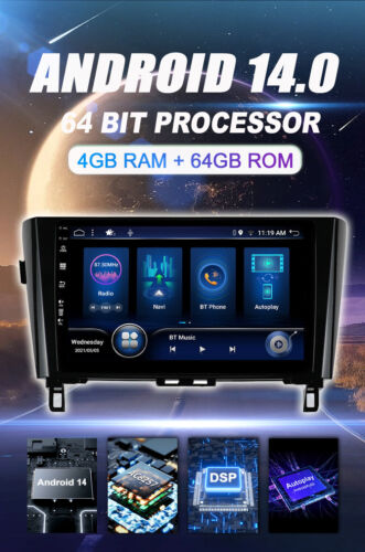 Android 14 For Nissan Xtrail Qashqai Rogue 2014-2018 Car Stereo GPS Car Play DAB - Bild 2 von 18