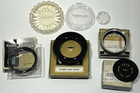 Lot of 7 Vintage Camera Accessories - 3 Filter Cases, 49mm Cap, Adapters, Hood