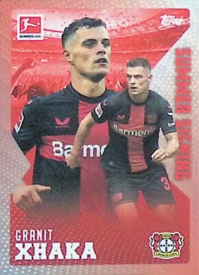 Topps Bundesliga Summer Signings 2023/24 Bayer Leverkusen Granit Xhaka