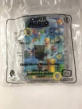 McDonald s Happy Meal Toy 2018 Super Mario Dual World Maze Game 8 New In Pkg