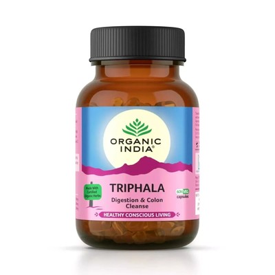 Bio Indien Triphala 60 Kapseln für Verdauungsgesundheit & Entgiftung