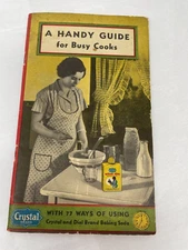 Vintage Crystal Brand Baking Soda A Handy Guide For Busy Cooks Cookbook Booklet