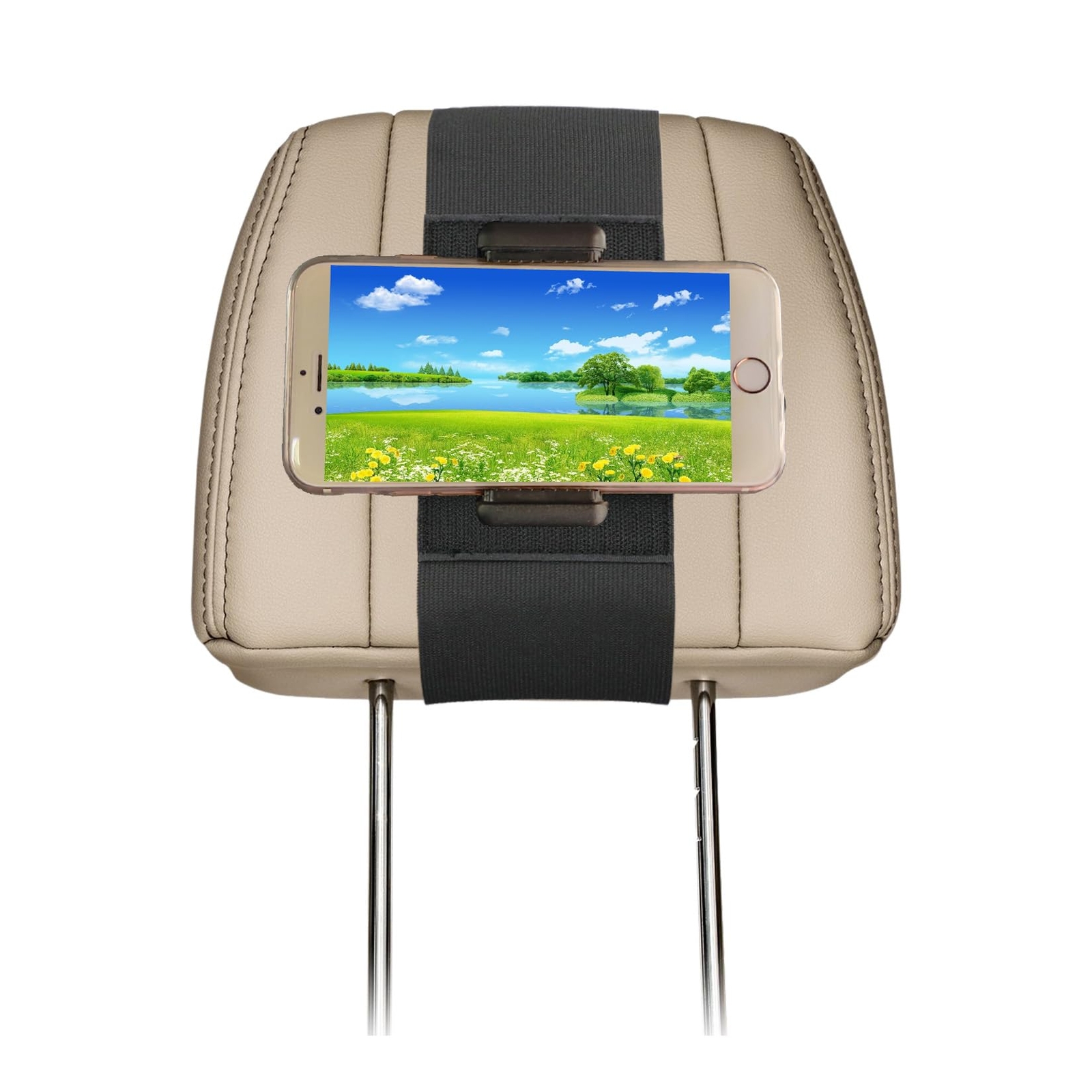 Car Headrest Phone Holder For Kids In Backseat Compatible With Cell Phones Table