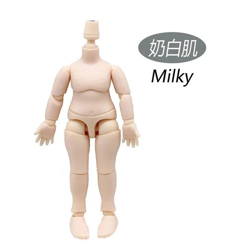 Head Pink/ Normal/ White/ Coffe Skin Body 1/12 Bjd Doll Accessories Dress Toys - Picture 8 of 14