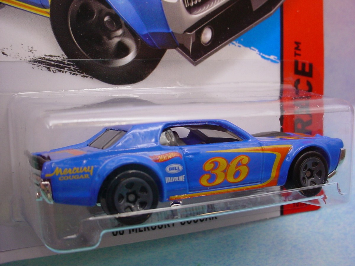 2015 Hot Wheels '68 MERCURY COUGAR #181 Scan∞Blue;gray 5sp