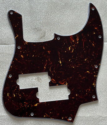 Custom For Top Jazz Bass With PB Pickup Guitar Pickguard Brown Tortoise