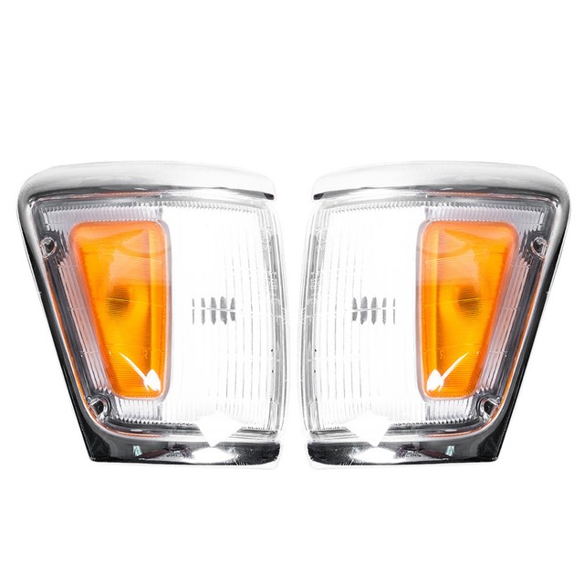 Corner Indicator Lights Chrome Fit Toyota Hilux LN106 4WD 4x4 Pickup
