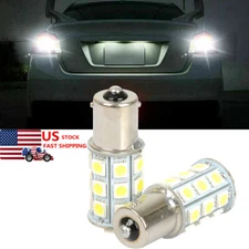 2x 1156 27SMD LED Interior Reading Light/Reversing Light/Tail Light Bulbs White