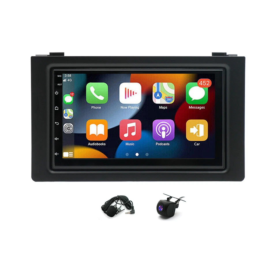 Carplay For Saab 9-3 93 2007-2011 Car Radio Stereo GPS Navi WIFI Android Foto 3 de 4