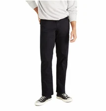 DOCKERS Big & Tall Khaki Pants Jean Cut Classic Fit All Season Tech Black NEW