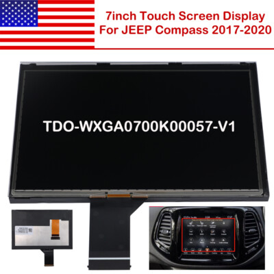 7'' Replacement LCD Display Touch Screen Radio Navigation For 2017-2020 JEEP US