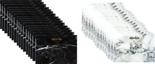 Pack of 24 (12 Black +12 White) A4 Poly Envelopes Document Folder Marble 0.16mm