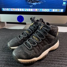 Nike Air Jordan Retro 11 XI PRM HC Heiress Stingray Black Gold 852625-030 8  for sale online | eBay
