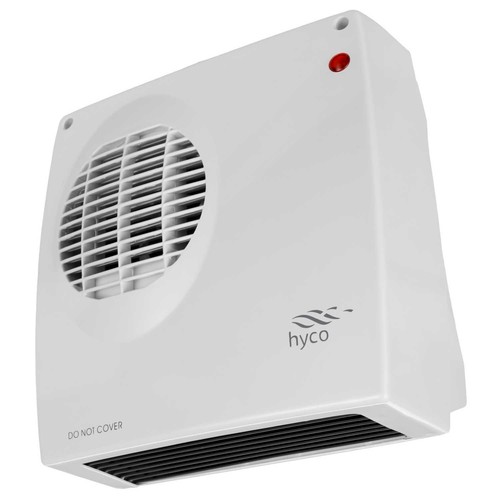 Hyco Alto 2kW 2000W Fan Heater Bathroom Downflow Heater Wall Mounted