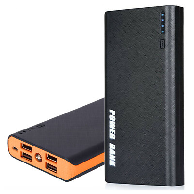 4USB Power Bank 10000mah Portable External Battery Backup Charger Fast Charging