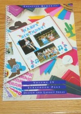 Creative Memories Collection/ Scrapbook Design  Layout Ideas Vol 4/1998 Spiral