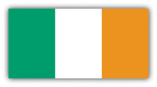 Ireland Flag Wide Car Bumper Sticker Decal