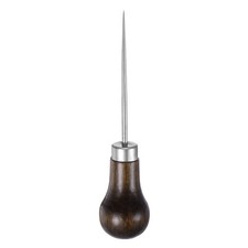 Handwork Sewing Awl Single Gourd Leather Punch Hole Tool, Log Color