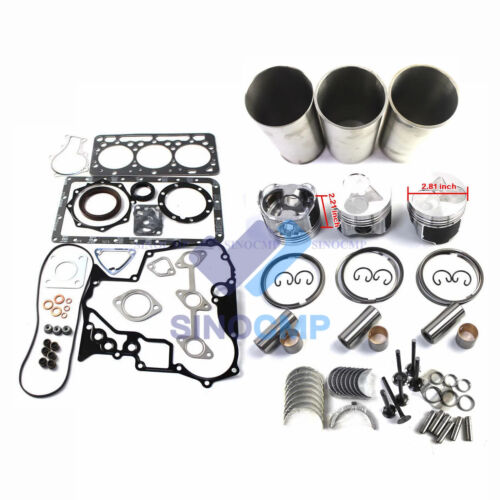D902 Engine Piston Rings Set For Kubota KX41-3 Excavator BX25 Tractor & Utility