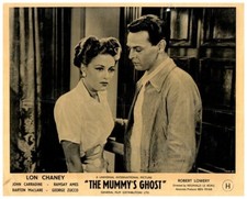 Mummy's Ghost Original Lobby Card Ramsay Ames Robert Lowery Universal Horror 