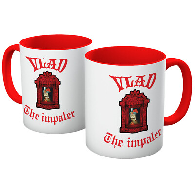 DRACULA INOFFIZIELLE VLAD THE IMPALER ROCK HYMNE TASSE IN VERSCHIEDENEN FARBEN