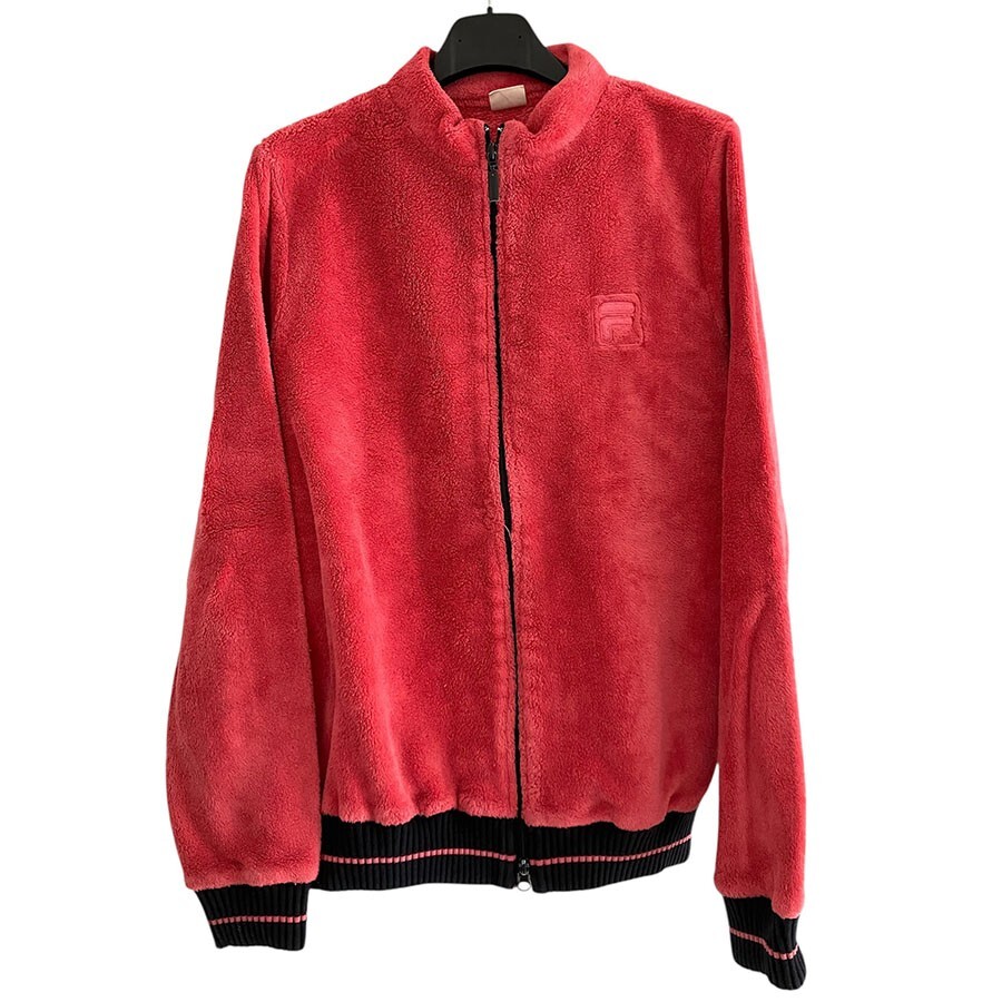 Fila L Giubbotto in pile di poliestere rosa