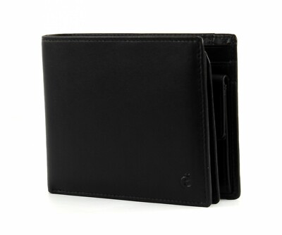 Esquire Logo Bifold Wallet Geldbörse Black schwarz Neu