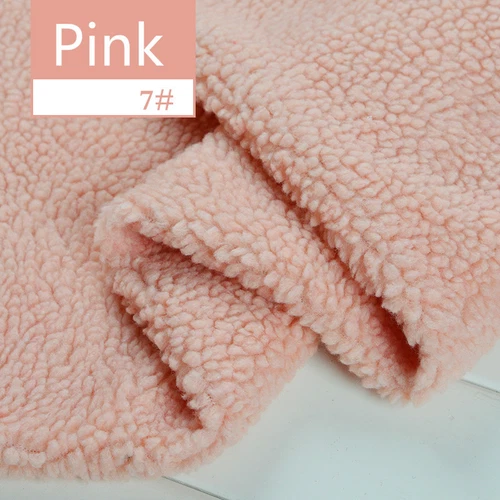 Thicken Sherpa Fleece Faux Lambwool Fabric Berber Fur Lining Sewing Crafts Cloth - Picture 11 of 20