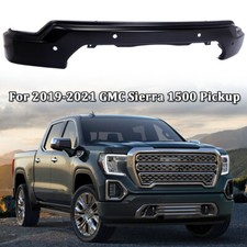 New Black Steel Front Bumper Face Bar For 2019-2021 Gmc Sierra 1500 Direct Fit