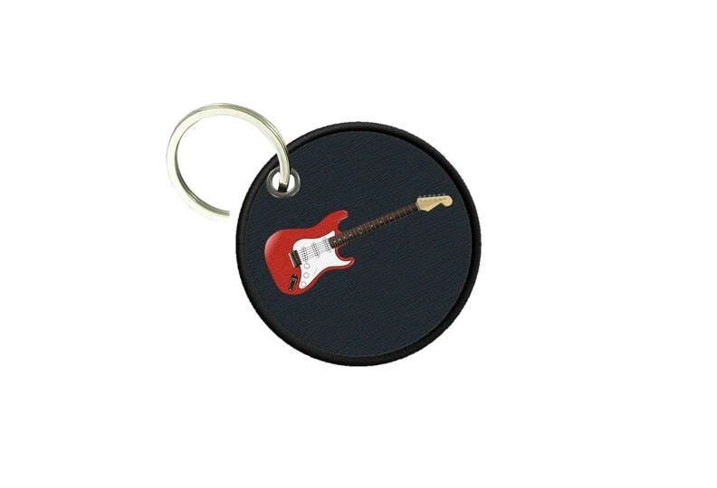 Portachiavi Musicale Con Chitarra E Nota – Ciondolo Argento 'Fai Ciò Che Ami' – Regalo Per Musicisti E Chitarristi