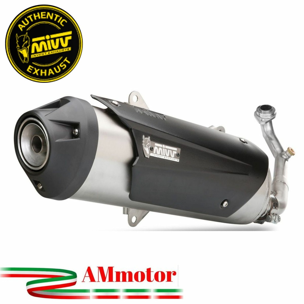 Full Exhaust System Mivv Yamaha Majesty 400 2007 Silencer 