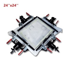 Professionell 61cmx61cm Siebdruck Bahre Stoff Netz Dehnung Werkzeuge