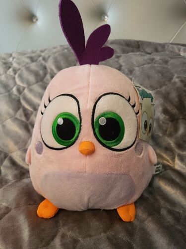 9” Angry Birds Hatchlings Plush Toy Pink Stuffed Animal Rovio New with TAG - Picture 1 of 9