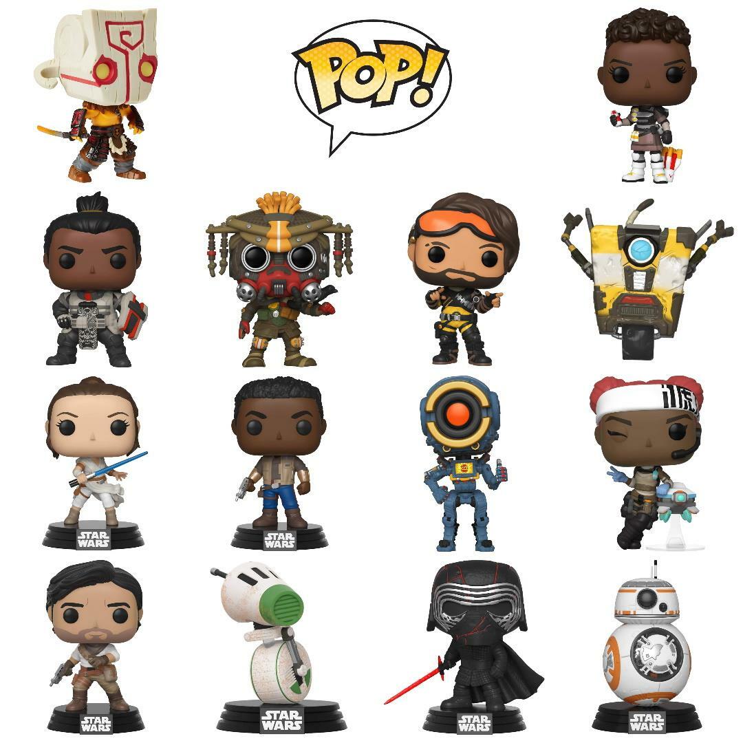 Funko POP -Starwars | Apex Legends | Dota 2 | Borderlands Funko POP -Starwars | Apex Legends | Dota 2 | Borderlands