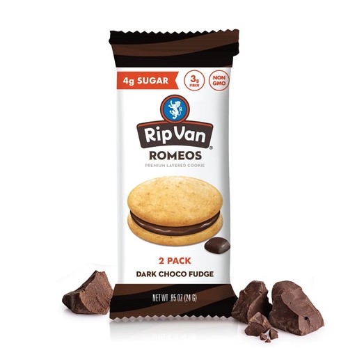 Rip Van Romeos Dark Chocolate Fudge Cookies - Low Sugar Cookies - Healthy Ket... - Afbeelding 2 van 6