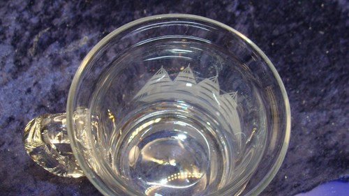 NAUTICAL ETCHED SHIP ~ Mug ~ Just Really Beautiful ~ 4.5” ~ VGC ~ - Picture 5 of 5
