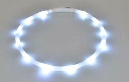 LED PUNTEADO RECARGABLE Flash de iluminación COLLAR BRILLANTE Perro Mascota MICRO USB ajustable - Imagen 17 de 19