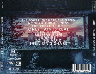 EXIT TRACES OF HUMAN REALITY NEW CD