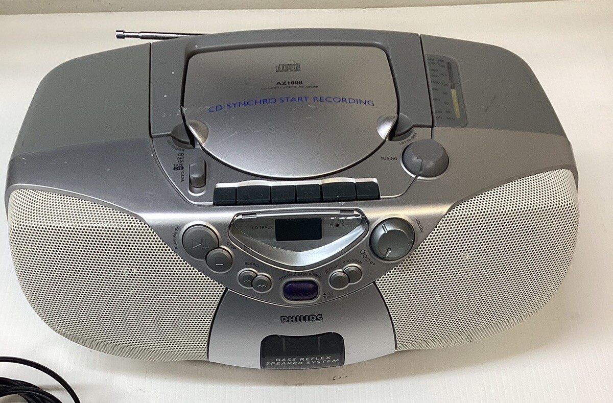 philips portable cd player boombox Model #AZ-1008/17 philips portable cd player boombox Model #AZ-1008/17
