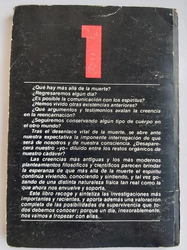 Libro MÁS ALLÁ DE LA MUERTE ediciones Uve 1979 - Imagen 2 de 4