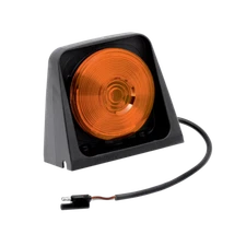 Wesbar Ag Light Single w/Amber/Amber Includes Molded Tri-Plug