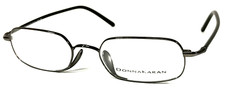 DONNA KARAN 8244 060 NOS Japan Gunmetal/Black Eyeglasses Frame 50-18-140