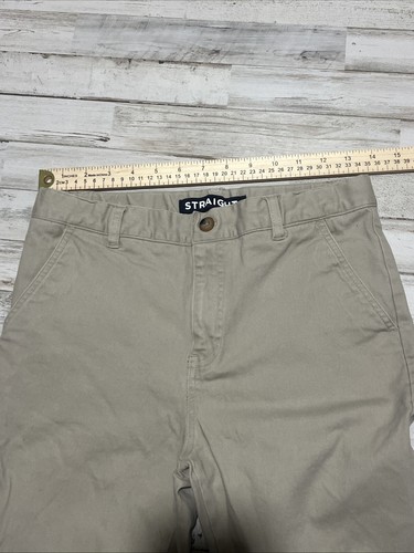 French Toast Boys sz 16 Adjustable Waist Straight Fit Uniform dress Pants khaki - Picture 7 of 15