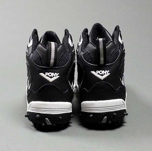 Pony Velocity MID Senior Football Cleats Black (NEW) Retails For: $49.99 - Picture 4 of 12