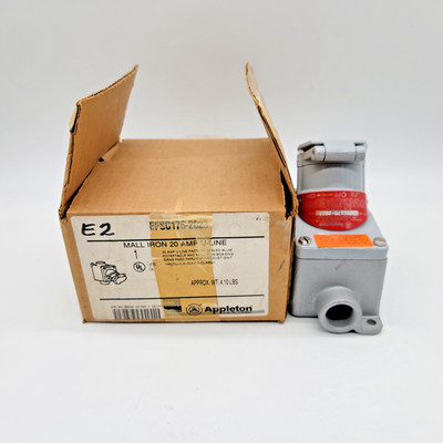 Appleton EFSC175-2023 20A Explosion Proof Receptacle